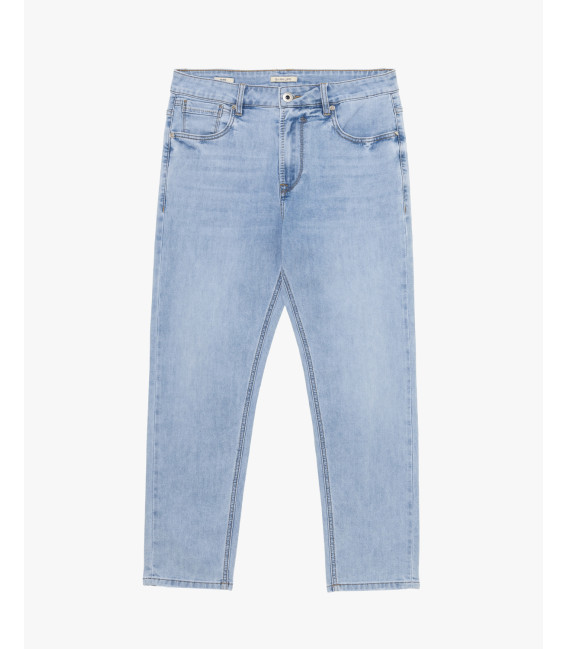 Jeans MIKE95 carrot fit con graffi medium wash