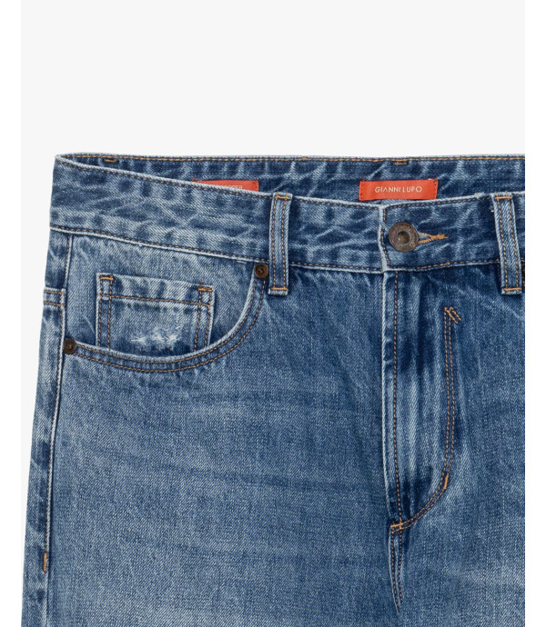 COOPER carrot fit jeans medium wash