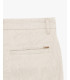 Linen-blend bermuda shorts