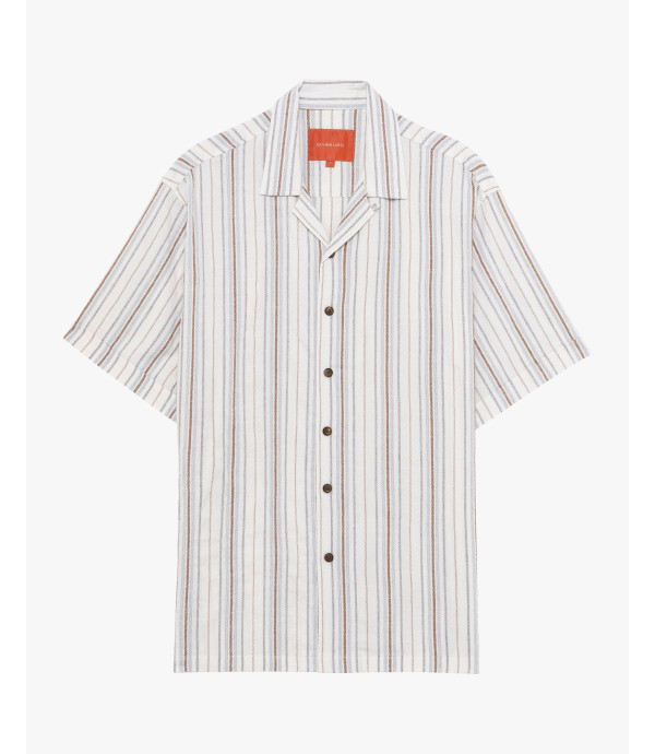 Camicia manica corta a righe
