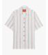 Camicia manica corta a righe
