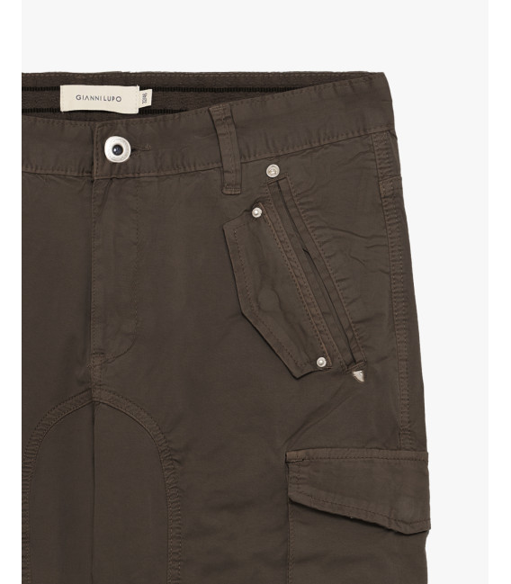 Slim fit cargo trousers