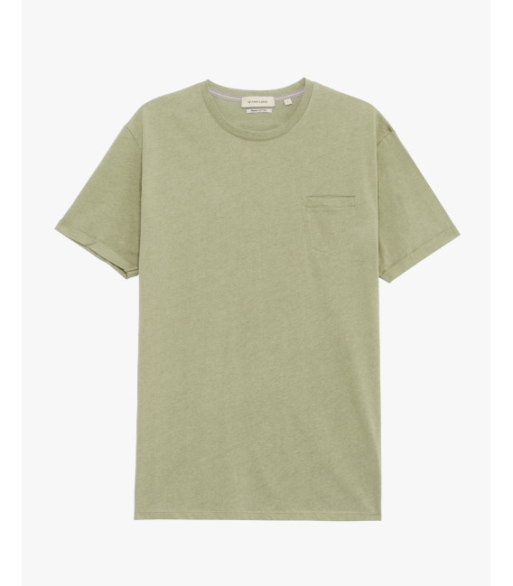 T-shirt con taschino in cotone extra fine