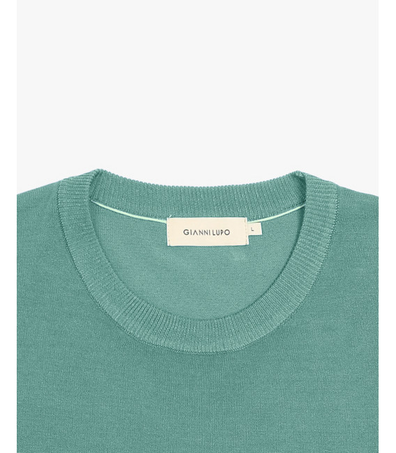 T-shirt in maglia muscle fit