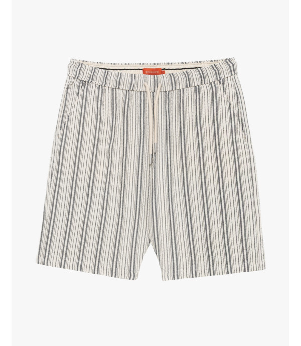 Striped bermuda shorts