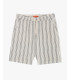 Striped bermuda shorts
