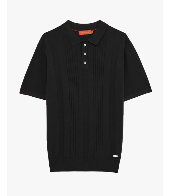 Knitted polo shirt