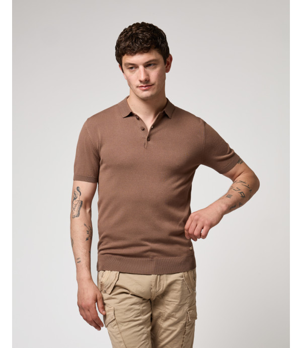 Polo in maglia muscle fit