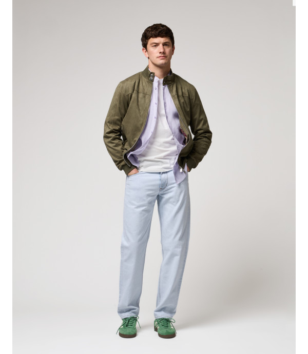 Bomber effetto camoscio