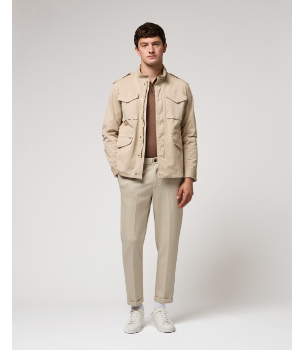 Field jacket in cotton