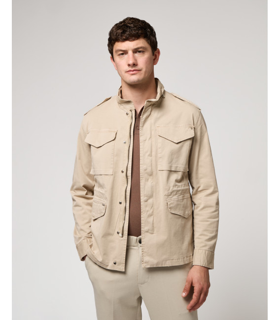 Field jacket in cotton