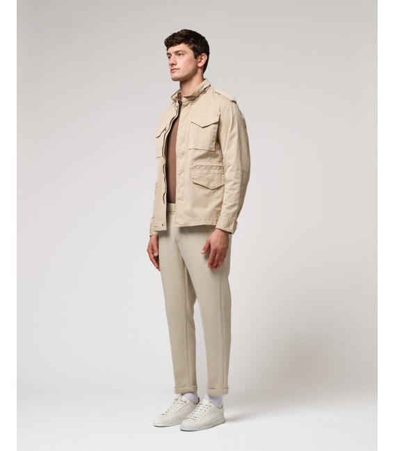 Pantaloni carrot fit con vita elasticizzata