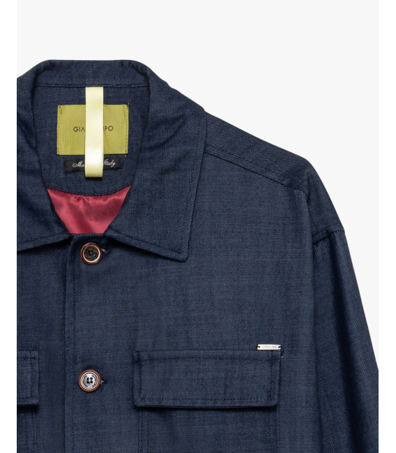 Overshirt with pockets