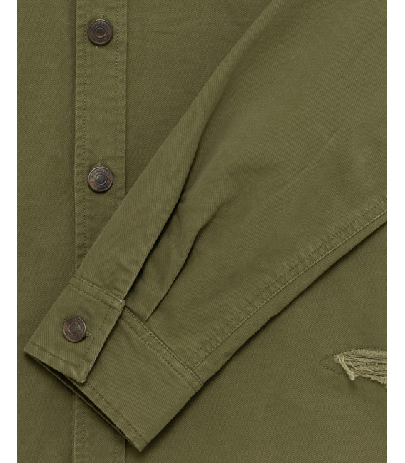 Overshirt with embroideries