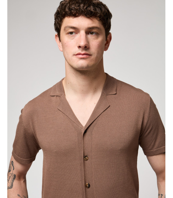 Camicia a manica corta in maglia