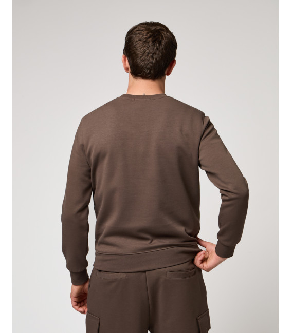 Felpa girocollo basica