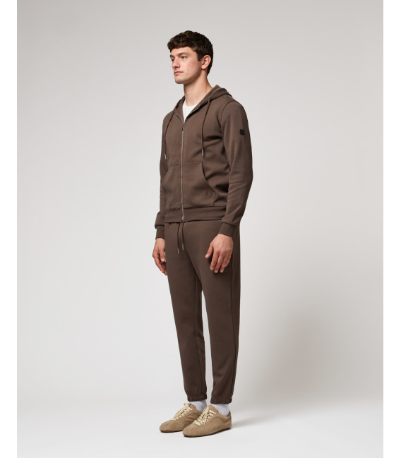 Joggers con logo ricamato