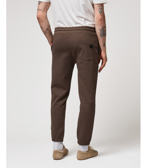 Joggers con logo ricamato
