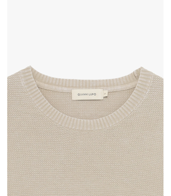 Maglia in cotone effetto used