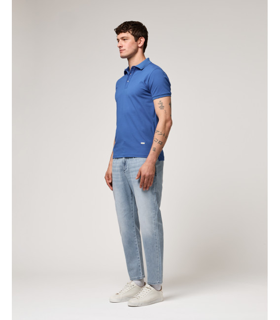 Polo in piquet con logo