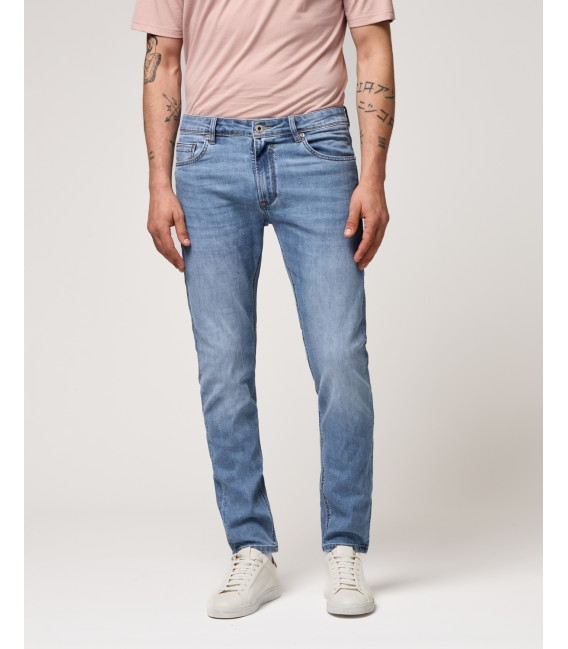 Jeans BRUCE regular fit con strappi dark wash