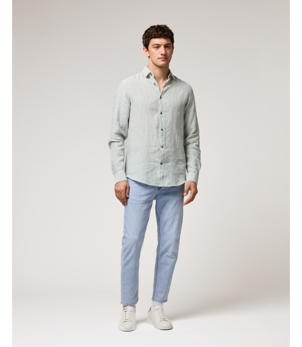 Jeans MIKE95 carrot fit con graffi medium wash