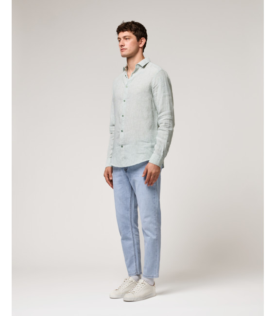 Jeans MIKE95 carrot fit con graffi medium wash