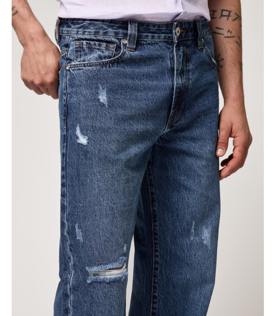 Jeans MAX WIDE FIT 107 dark blue wash