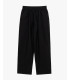 Wide leg drawstring trousers
