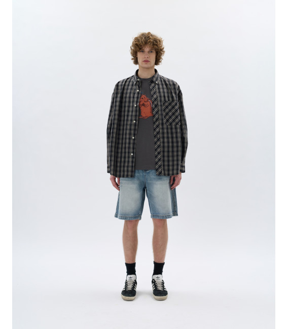 Checked shirt with pocket