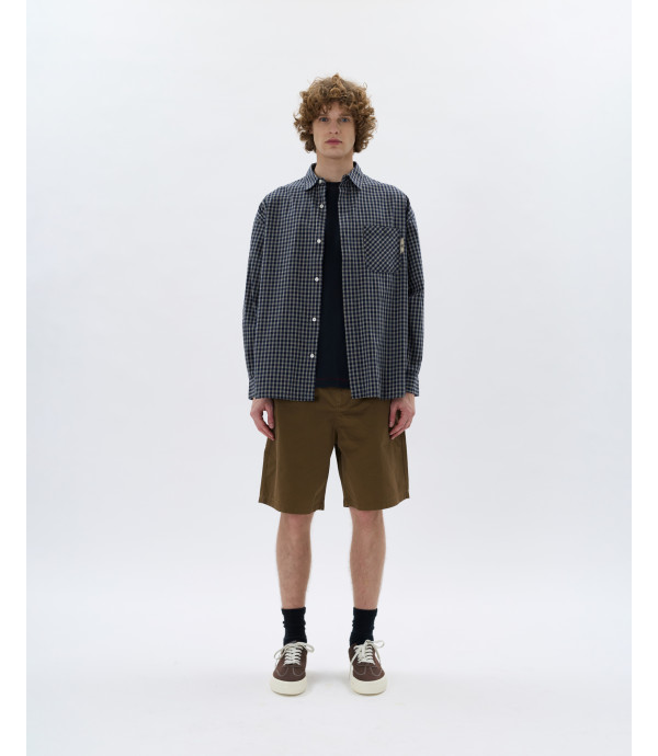 Checked shirt with pocket