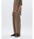 Wide leg drawstring trousers