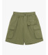 Cargo shorts with elasticated waistband