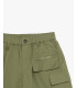 Cargo shorts with elasticated waistband
