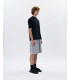 Fleece shorts with drawstring