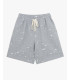 Fleece shorts with drawstring