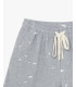 Fleece shorts with drawstring