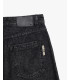 3/4 Black wash skater jeans