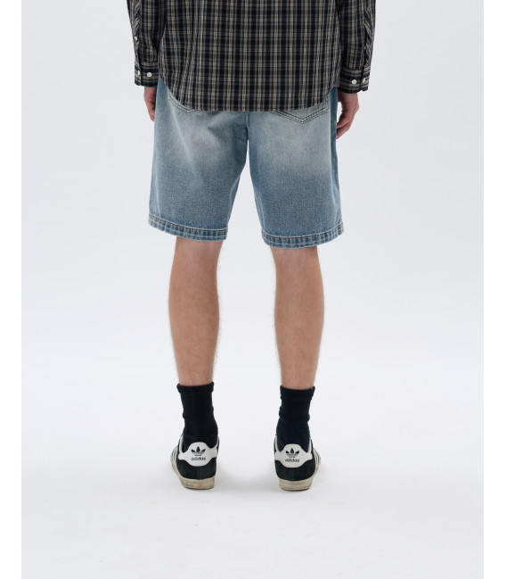 Light wash denim bermuda