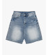 Light wash denim bermuda