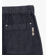 Denim drawstring trousers