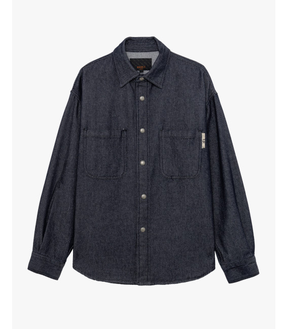 Denim shirt with pockets