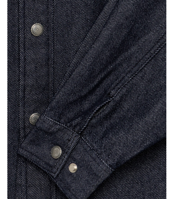 Denim shirt with pockets