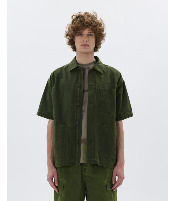 Short sleeve shirt in ripstop