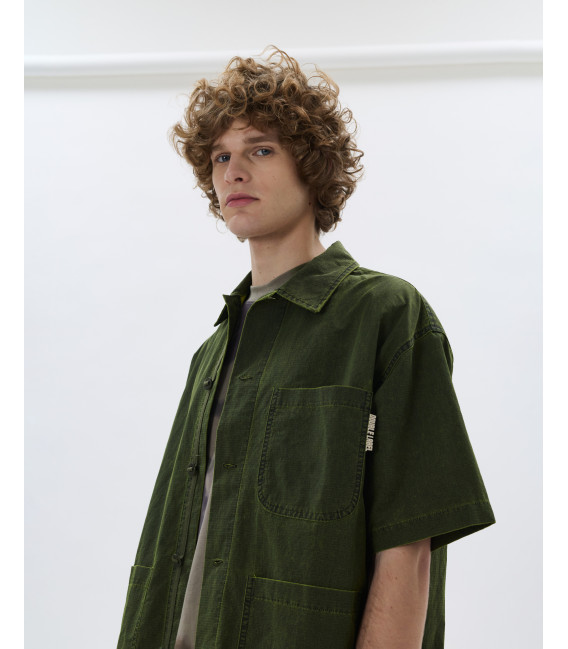 Short sleeve shirt in ripstop