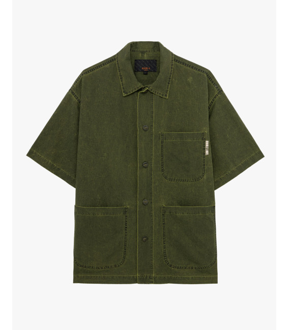Short sleeve shirt in ripstop