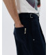 Bermuda shorts with side buckles