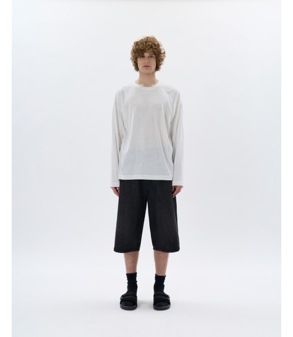 Long sleeve crewneck T-shirt