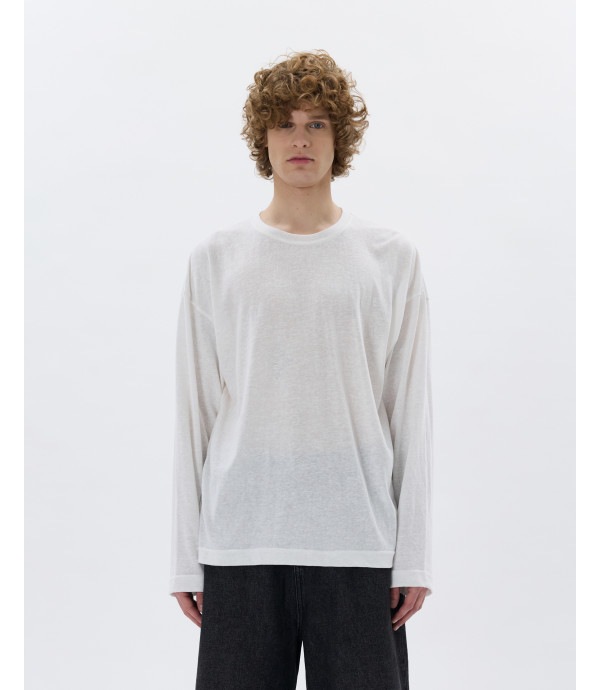 Long sleeve crewneck T-shirt