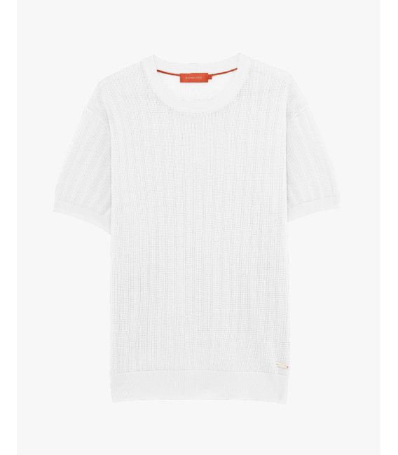 T-shirt in maglia a manica corta